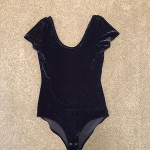 American Eagle body suit velvet feel
